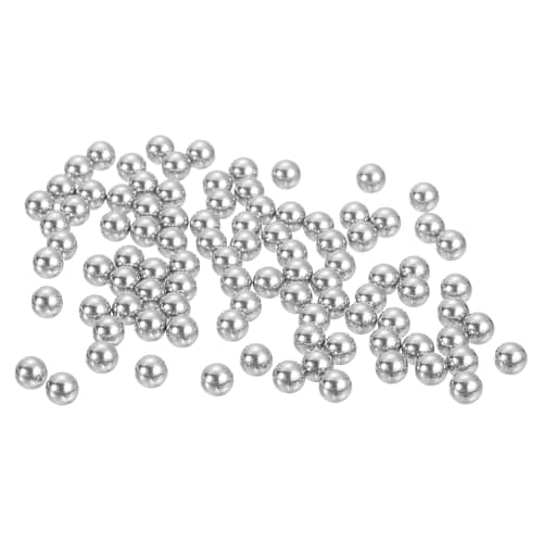 Image of sourcing map 3/16" 4.763mm Bearing Balls, 250 Pcs 304 Stainless Steel G100 Precision Balls Metric Mixing Balls for Bearings Bicycles Casters