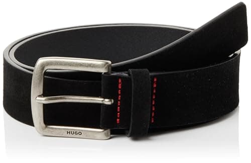 Image of HUGO Men's Gordy-sd_sz35 10212352 01 Belt, Black, 85