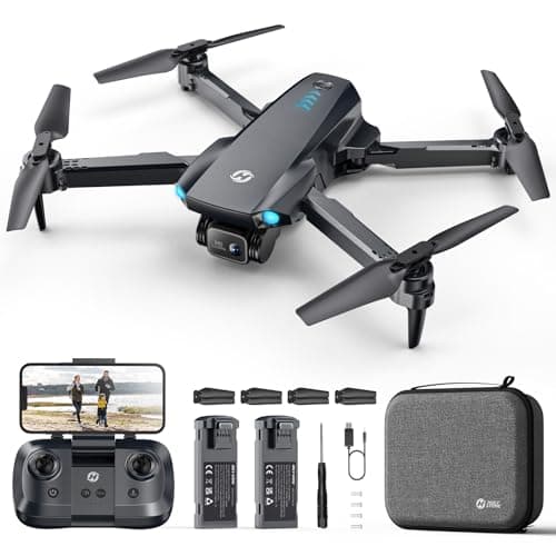Image of Holy Stone HS290 Foldable Drone with 1080P HD FPV Camera for Beginners, RC Quadcopter with Optical Flow, APP Control, Tap Fly, 3 Speed Modes, 2 Modular Batteries, Toys Gifts for Boys and Girls