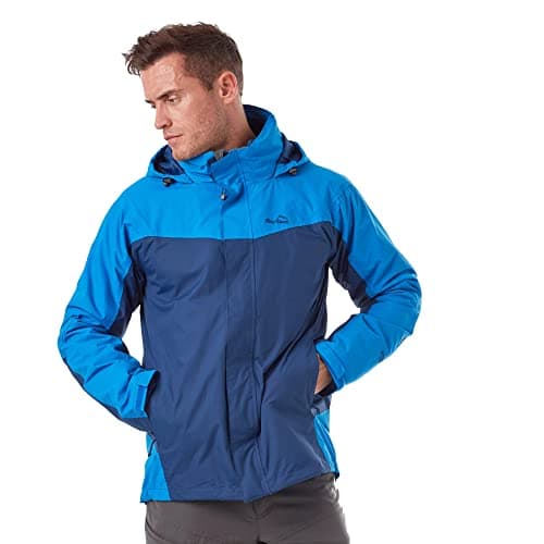 Image of Peter Storm Men’s Lakeside 3-in-1 Jacket with Removable Fleece Midlayer & Rollaway Hood, Waterproof & Breathable Raincoat (UK, Alpha, M, Regular, Regular, Navy)