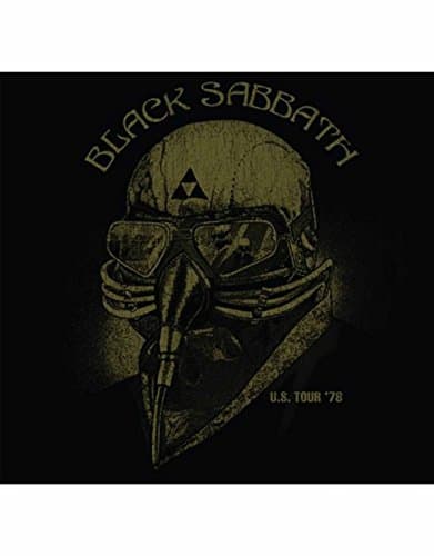 Image of Black Sabbath Coaster US Tour 78 Official 9.5cm x 9.5cm Cork single drink One Size