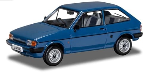 Image of Corgi VA14402 Ford Fiesta Mk2 1.1 Popular Plus, Maritime Blue, Die-cast model for ages 14+, for adults and collectors