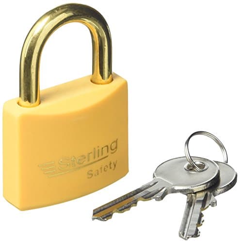 Image of Sterling BL4Y 40mm Lock Out Padlocks, Yellow