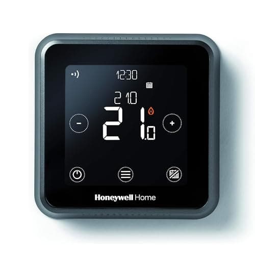 Image of Honeywell Home T6 Wired Smart Thermostat - Black - Touchscreen Heating Control with Geofencing, Alexa, Apple & Google - 868 MHZ - Easy Install & App Setup for Combi Boiler & More - CM907 Replacement