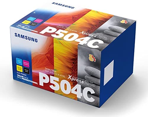 Image of Samsung CLT-P504C - 4-pack - black, yellow, cyan, magenta - original - toner cartridge (SU400A) - for Samsung CLP-415, CLX-4195, MultiXpress SL-C1453, C1454, Xpress SL-C1404, C1810, C1860