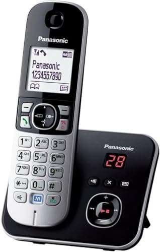 Image of Panasonic KX-TG6821EB Single DECT Cordless Telephone with Answer Machine