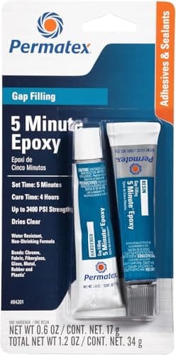 Image of S/S Permatex® - 5 Minute Epoxy Glue - Dries Clear - up to 3400 PSI Strength - 34g