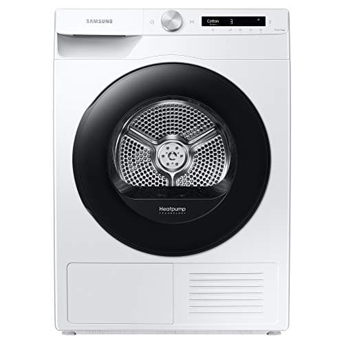Image of Samsung Series 5+ DV90T5240AW/S1 with OptimalDry™, Freestanding Heat Pump Tumble Dryer, 9 kg, White, A+++ Rated