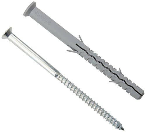 Image of Rawlplug KDS-10120 10 x 120 mm CSK Long Expansion Frame Fixing Nylon Plug (25 pieces)