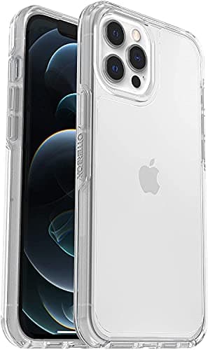 Image of OtterBox Symmetry Clear Case for iPhone 12 Pro Max, Shockproof, Drop Proof, Protective Thin Case, 3x tested to Military Standard, Clear