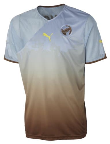 Image of PUMA Replica Africa 736946 01 Men's One-Piece Third Shirt XXL Powder Blue/Puma Africa