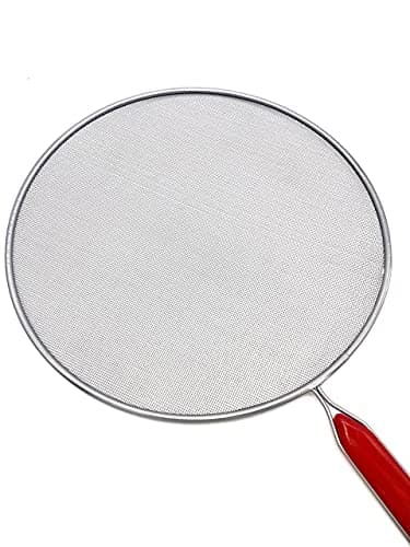 Image of TIJAR Splatter Screen, Splash Guard Lid with Knob, 29CM, Perfect for Pans Pots and Frying Pans, replacement lid (29x29 With Handle)
