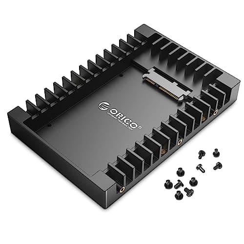 Image of ORICO 2.5 to 3.5 Inch HDD SSD Mounting Bracket Hard Drive Adapter Removable Mounting Bracket for 2.5 Inch SATA HDD or SSD of 7/9.5/12.5 mm