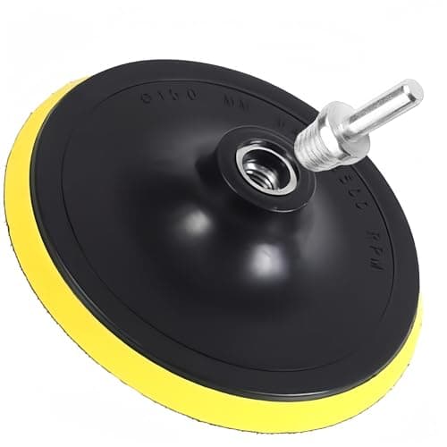 Image of LEPEVNEY 6-Inch 150mm Hook and Loop Backing Pad M14 Drill Adapter Sanding Backing Pad Polishing Pad Disc Orbital Sander Polisher Backer Plate