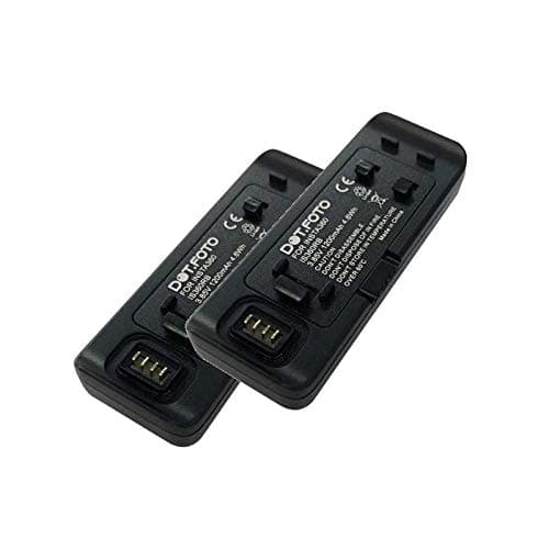 Image of 2 x Dot.Foto CINORBT/A/B/CINRSBT/A Premium 3.85v / 1200mAh Rechargeable Battery for Insta360 ONE R/RS