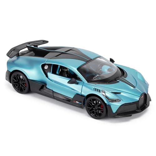 Image of Bugatti Divo 1:18 Scale Die-Cast Model Car - Blue | Detailed Collectors Edition Diecast | Official Licensed Product