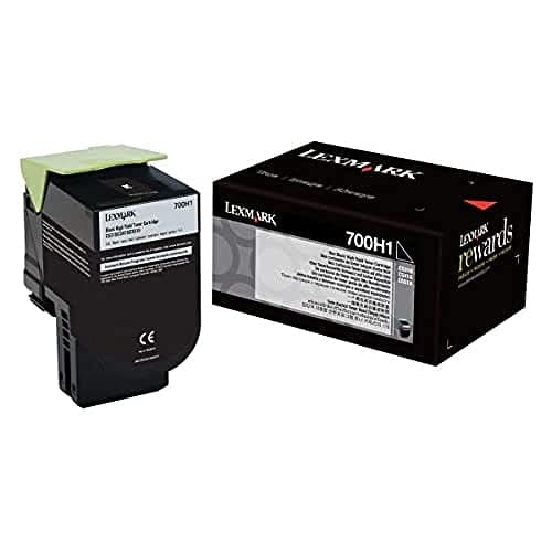 Image of Lexmark 70C0H10 Black High Yield Toner