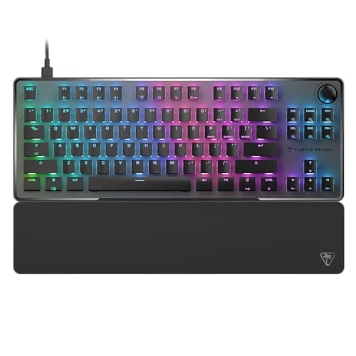 Image of Turtle Beach Vulcan II TKL Pro Magnetic Mechanical RGB Gaming Keyboard – Analog Hall-Effect Switches, Adjustable Actuation, Rapid Trigger, Swappable Keycaps, Tenkeyless Design, Anti-Ghosting – Black