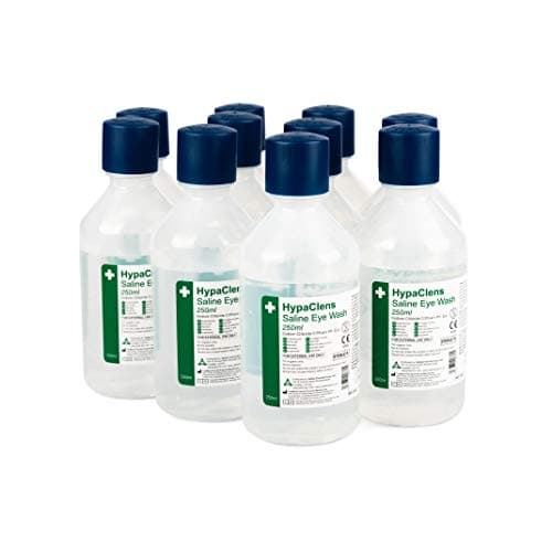 Image of Safety First Aid Group Group HypaClens Emergency Sterile Eye Wash Bottle (10 x 250ml)