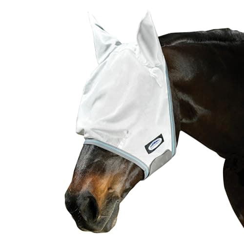 Image of WeatherBeeta Comfitec Essential Mesh Mask, White/Grey/Bright Blue, Cob