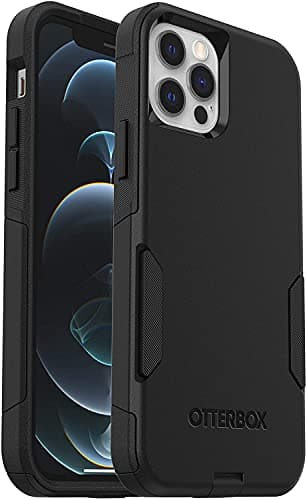 Image of OtterBox 77-65405 Commuter Series Shockproof and Drop Proof Mobile Phone Protective Case for iPhone 12/12 Pro, Black