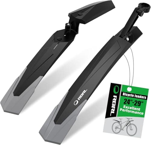 Image of RBRL Bike Mudguard Set for Mountain Bike, Bicycle Fender E-Bike Fender Adjustable Mudguard, Universal Mud Guard for 24-29 inch Bikes