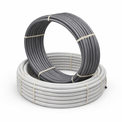 Image of LavaTap Polybutylene Barrier Pipe 15mm x 25m Coil PB Pipe for Central Heating Plumbing and Underfloor Heating Systems