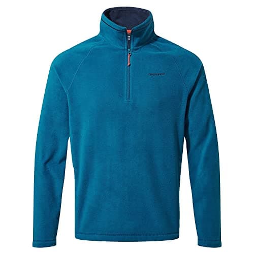 Image of Craghoppers Mens Corey VI Half Zip Fleece Top (L) (Poseidon Blue)