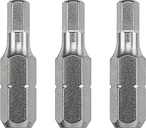 Image of kwb 3 x Bits 25 mm Hex 2.5mm Industrial Steel 121402 (TQ 60 Steel, ISO 1173 Drive C 6.3)
