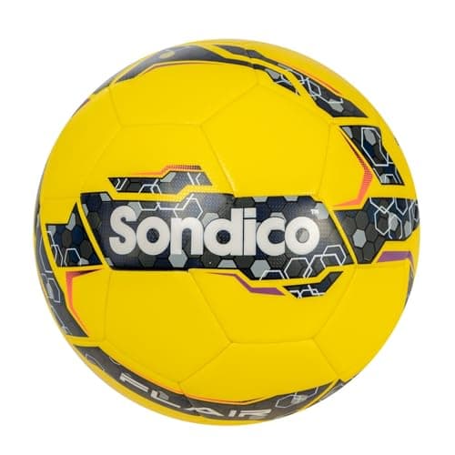 Image of Sondico Flair Football S3 Ball Yellow/Black Size 3