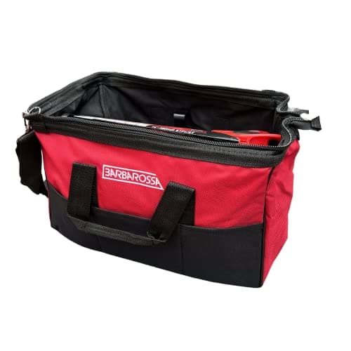 Image of Barbarossa 16” Tool Bag Heavy Duty Nylon Tool Bag - Red (40cm x 25cm)