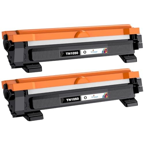 Image of TN1050 TN 1050 Toner Cartridges Compatible for Brother TN-1050 for Brother HL-1110 HL-1112 HL-1210W HL-1212W DCP-1510 DCP-1512 DCP-1610 DCP-1610W DCP-1612W MFC-1810 MFC-1910W Printer (2 Black)