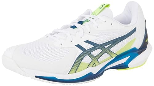 Image of ASICS 1041A438-102 Solution Speed FF 3 Men White/Mako Blue UK 5