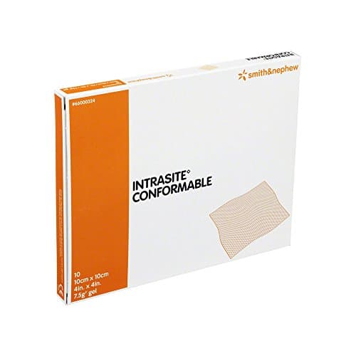 Image of Smith & Nephew Pack of 10 Non Woven Compresses Impregnated with Hydrogel 10 x 10 cm