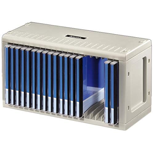 Image of Hama CD Rack for 20 CDs | CD Storage for Hanging or Standing, Space-Saving, Small CD Stand, for the Office or Any Room | Grey