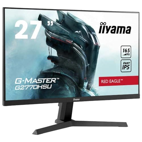 Image of iiyama G-Master G2770HSU-B1 27 Inch Fast (FLC) IPS LCD, 165 Hz, 0.8 ms, FreeSync Premium, Full HD 1920 x 1080, 1 x HDMI, 1 x DisplayPort, 2 x USB, 2 x 2 W Speakers