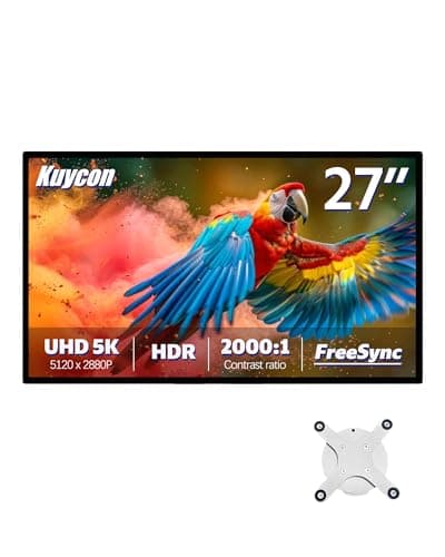 Image of Kuycon G27P 27 inch FHD (5120x2880) 5K Monitor, HDR, IPS, 1.07 Billion Colors, 99% sRGB, 2000:1 Contrast, Eye Care, Anti-Glare (Honeycomb - without Stand)