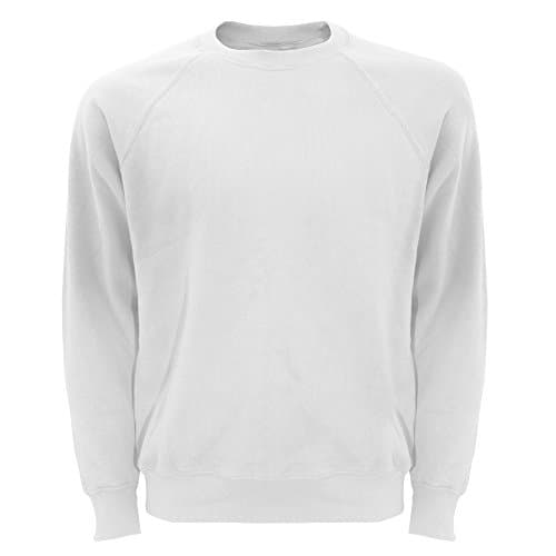 Image of Fruit of the Loom Mens Raglan Sleeve Belcoro® Sweatshirt (S) (White)