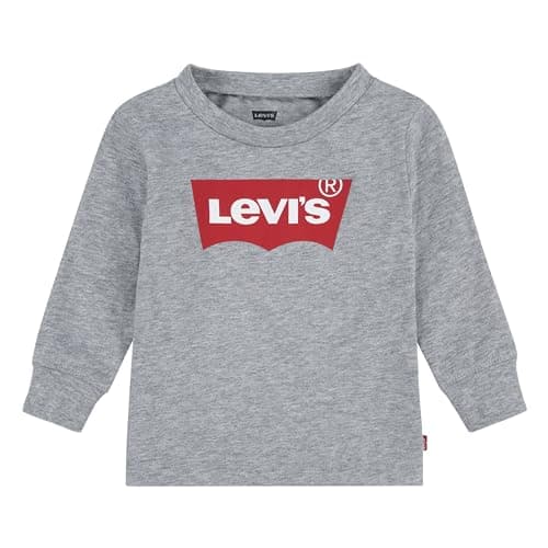 Image of Levi's Kids l/s Batwing Tee Baby Boys, Grey Heather, 12 Months