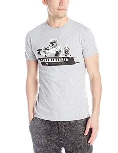 Image of Star Wars Men's Episode VII First Order Trooper T-Shirt - Grey - XXL