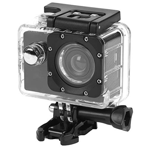 Image of Intempo EE2233STKEU Sync Waterproof Wide Angle IPX8 Action Camera with Self Timer Function, 50/60 Hz Video Output, 1080 P HD Video Resolution with USB Charging Cable, Black