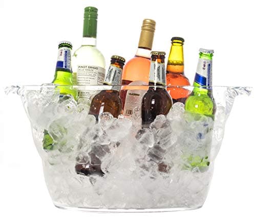 Image of Andes Large 12L Acrylic Ice Bucket Champagne Wine Beer Drinks Cooler