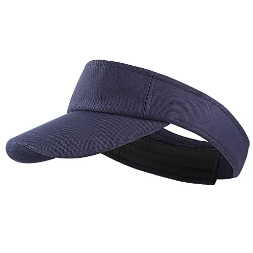 Image of MK MATT KEELY Sun Visor Hat Sports Adjustable Baseball Cap with Outdoor UV Protection for Women Men Navy