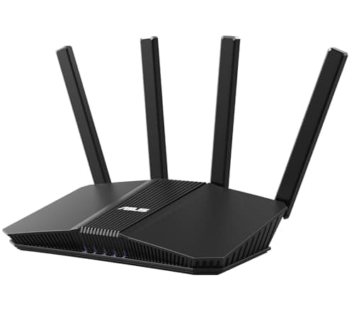 Image of ASUS RT-BE58U BE3600 WiFi 7 AiMesh Extendable Router, 4K QAM, MLO, AI Detection 2.5G WAN/LAN port, Four 1G ports, Commercial Grade Network Security, Parental Control, IoT network, VPN network