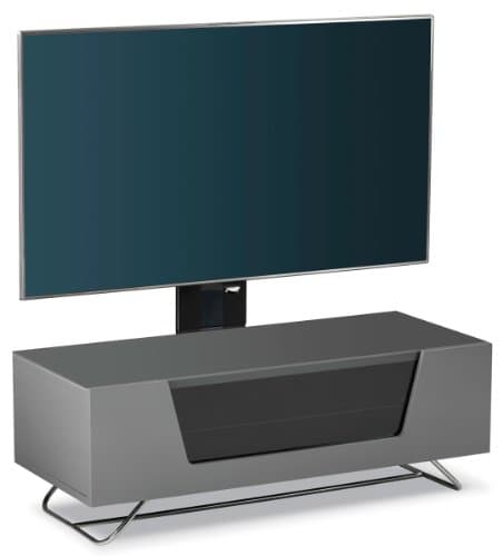 Image of Alphason Chromium 2 1000 TV Cabinet & Bracket - Grey