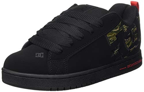 Image of DC Shoes Men's Court Graffik Se Skateboarding Shoes, Black (Camo CMO), 11 UK
