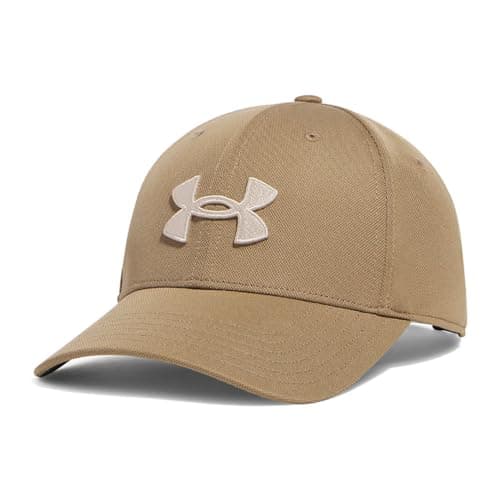 Image of Under Armour Men's UA Blitzing Adjustable Cap Bayou / / Sandstorm OSFM, Bayou / / Sandstorm, One Size
