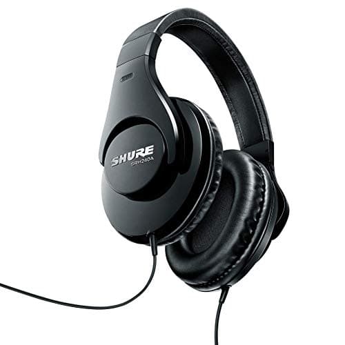 Image of Shure SRH240A-BK-EFS Professional Quality Headphones, Black
