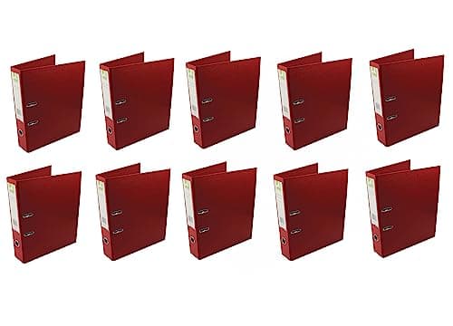 Image of Q-Connect 70mm Lever Arch File Polypropylene Foolscap Red (Pack of 10) KF20027