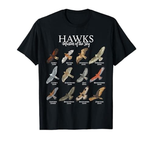 Image of Various Falcons - Bird of Prey T-Shirt